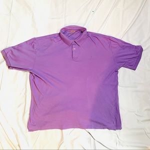Mens Nautica XXL Lavender Polo Shirt 100%Cotton